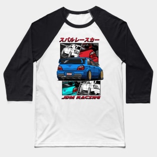 JDM Subie Impreza WRX STi 2000 Baseball T-Shirt